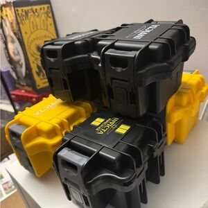Invicta Black and Yellow Watch bundle of 5 Cases